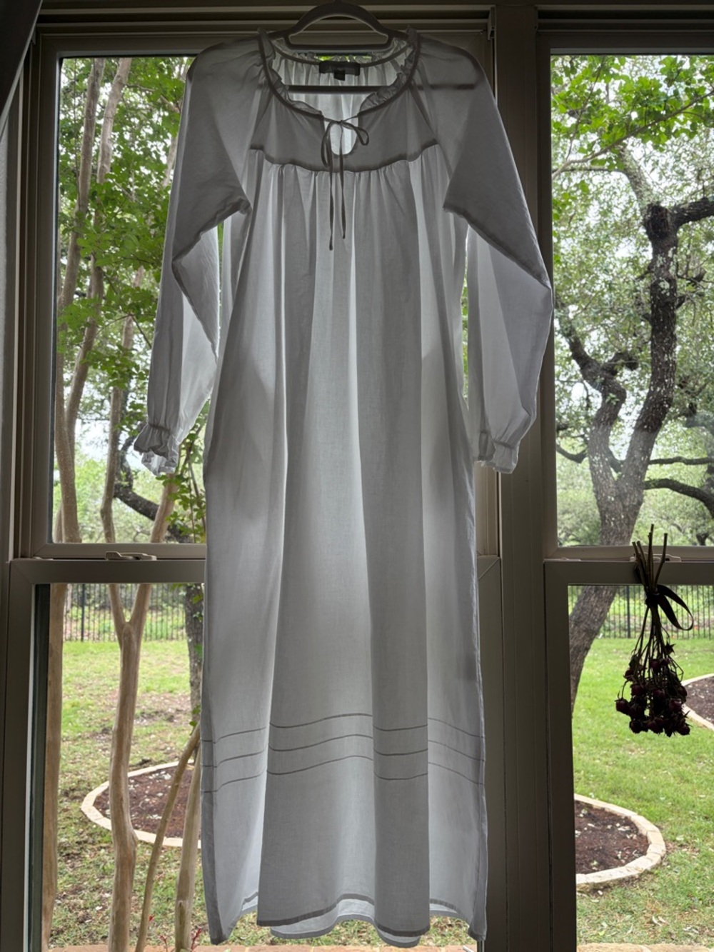 Doen style, 100% cotton Victorian style nightgown, lightweight, cottagecore. - Picture 2 of 11